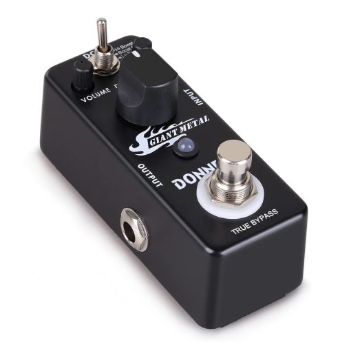 Pedal de Distorsion de Metal Donner Giant - Distorsion de Refuerzo para Guitarra Electrica, 3 Modos True Bypass
