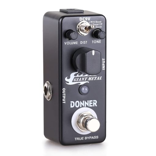 Pedal de Distorsion de Metal Donner Giant - Distorsion de Refuerzo para Guitarra Electrica, 3 Modos True Bypass - Imagen 2