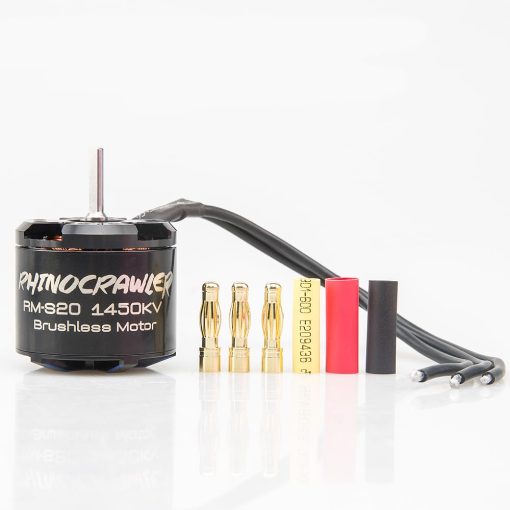 Motor sin escobillas RhinoCrawler Crawler 3532 para Coche de rastreo RC 1/8 1/10 AM32 ESC80A Chasis LCG Axial SCX10 Traxxas TRX-4 MOA (RM-S20 1450KV)