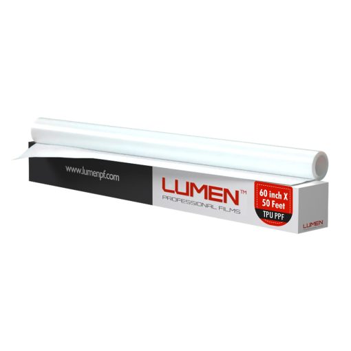 Pelicula de Proteccion de Pintura Transparente Lumen Elite - 60" x50' TPU de Calidad Superior, Avanzada Anti-Amarilleo, Autocuracion Elite, Proteccion UV Mejorada, Hasta 10 Anos de Durabilidad Pelicula Premium PPF para Automoviles