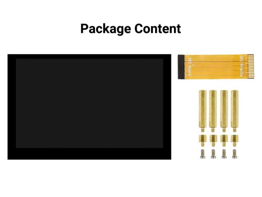 Pantalla tactil capacitiva Waveshare de 5 pulgadas Compatible con Raspberry Pi 4B/3B+/3A+/3B/2B/B+/A+/CM3/3+/4 Resolucion de 800x480 Interfaz DSI - Imagen 3