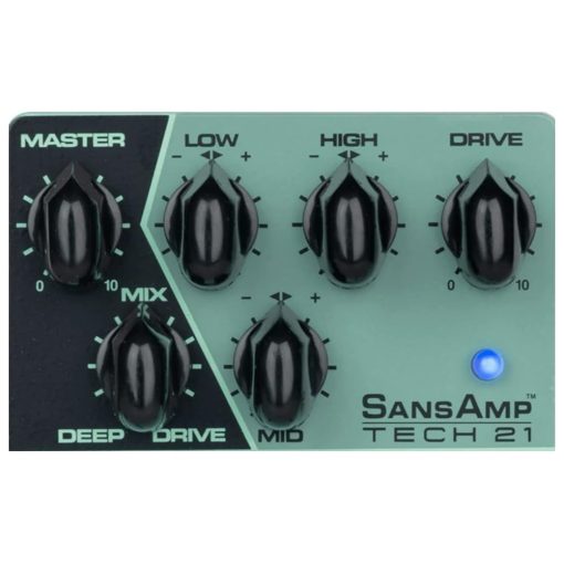 Pedal Tech 21 YYZ-SH Geddy Lee Shape-Shifter Signature SansAmp con Bundle de 2x Cables de Conexion en angulo Recto Strukture S6P48, 12x Puas de Fender y Pano de Pulido de Audio Liquido - Imagen 3
