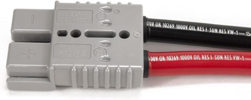 Cable de bateria Spartan Power 1/0 AWG de 10 pies con Conector Anderson SB175 y Terminal de Anillo de 3/8"