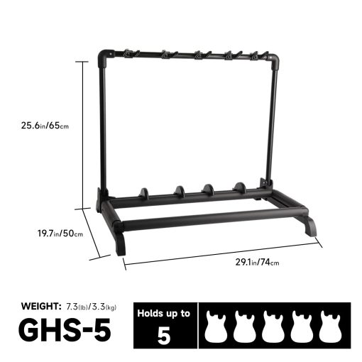 Soporte para Guitarra Multiherramienta Plegable de GHOSTFIRE Para Guitarra/Bajo/Acustica (GHS-5) - Imagen 3