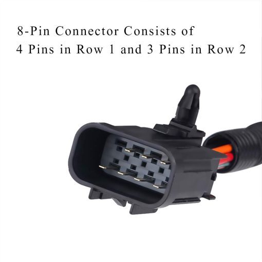 VANJING Compatible con Motor Actuador del Codificador de Cambio de Transferencia de 4WD para Chevy Silverado Tahoe Avalanche Suburban Dodge Ram 1500 2500 GMC Sierra Yukon 2003-2010 Reemplaza 600-910 19125571 5170543AA - Imagen 3