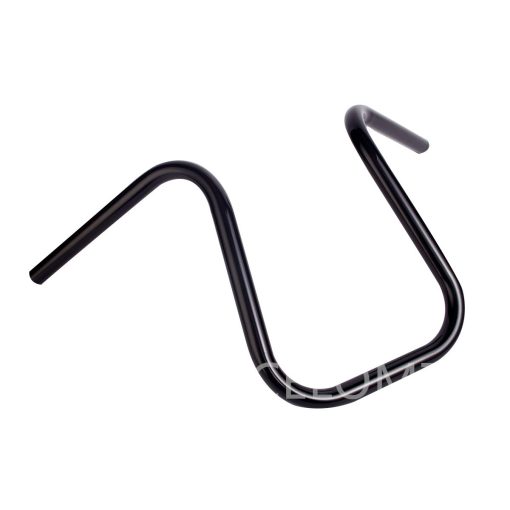 Manillar Ape Hanger Universal Redondo de 12'' de altura y 1'' de diametro en Negro Brillante - Imagen 3