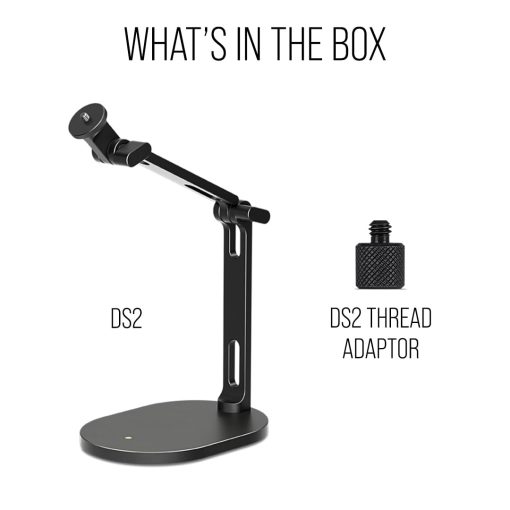 Brazo de Estudio para Escritorio R?DE DS2 para Microfonos, Camaras, Telefonos Inteligentes, Luces y Otros Accesorios (hasta 900g) - Imagen 5
