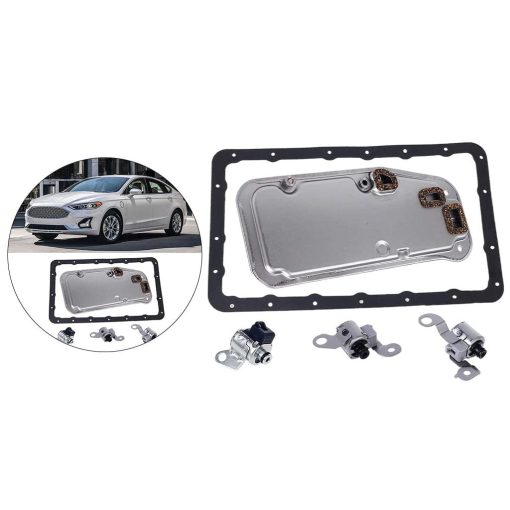 Conjunto de solenoides de transmision HGOLHZCC A340E A343F 85420-301230 35250-30050 con junta del carter y kit de filtro compatible con Toyot-a Tacoma 4WD 2000-en adelante - Imagen 2