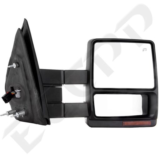 Espejos de Remolque de Reemplazo ECCPP para Ford F150 2007-2014 Cromados con Senal de Giro LED, Calentados y con Luz de Charco - Imagen 8