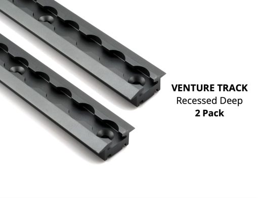 Riel en L de Aluminio T-6 Anodizado Gris de 48" VanEssential (Recesado Profundo HD 1/2 pulgadas) - Paquete de 2 - Imagen 3