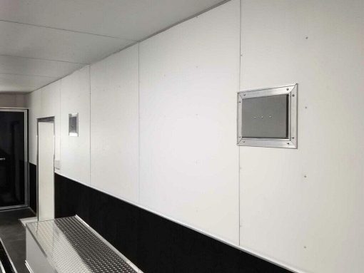 Luz LED para remolque de carga, toy hauler, exterior, empotrada, con foco de inundacion LED de 110V AC (Negro) - Imagen 4