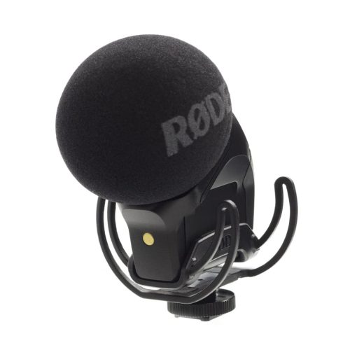 Microfono Estereo Rode Stereo VideoMic Pro Rycote con Montaje para Camara, Negro