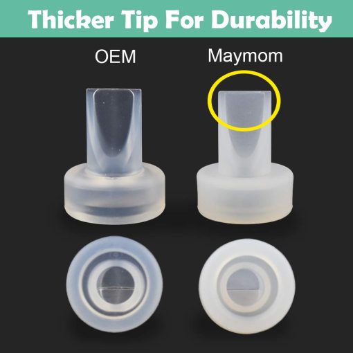 Repuestos Maymom Compatibles con Bombas Ameda Purely Yours; Incl. Membrana de Silicona, Pico de Pato, Tubo, Brida; Reemplaza Kit de Repuestos Ameda (Brida 22 mm) - Imagen 6