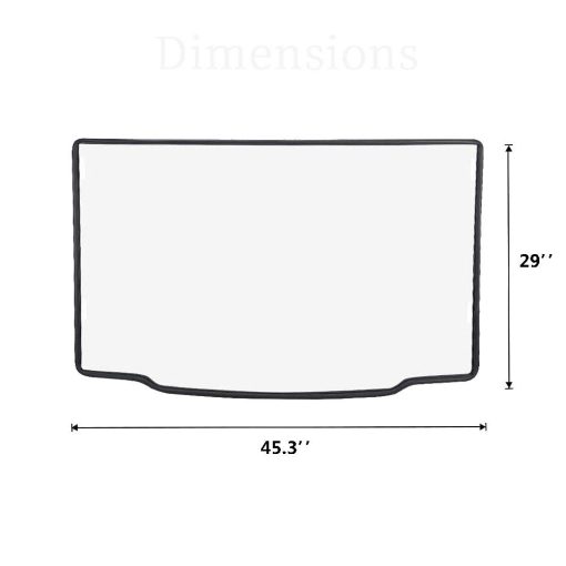 Parabrisas Frontal Completo de Repuesto para Polaris Ranger Midsize 2015-2021 570 500 Crew EV ETX Resistente a Rayones de 1/4 Pulgadas de Espesor Parabrisas de PMMA - Imagen 2