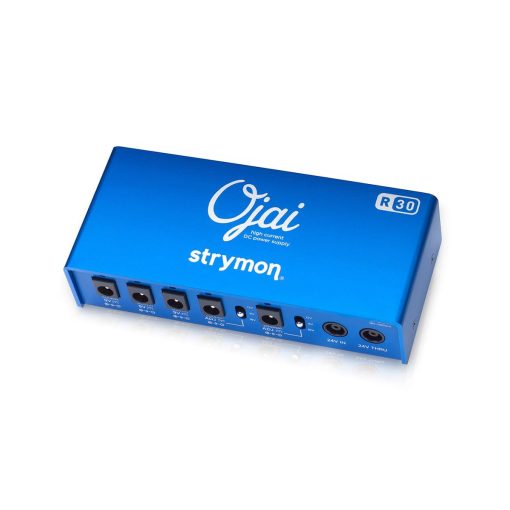 Strymon Ojai R30 Fuente de Alimentacion de Pedal de Guitarra Expandible de Alto Rendimiento para Pedales de Efectos de 9V, 12V y 18V, Cinco Salidas con 500mA de Corriente