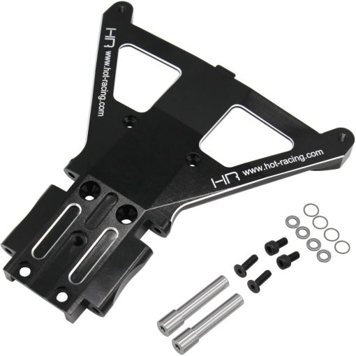 Hot Racing LCF0801 Bulkhead Delantero de Aluminio para Traxxas Rustler 4x4 Rally Slash 4x4 LCG