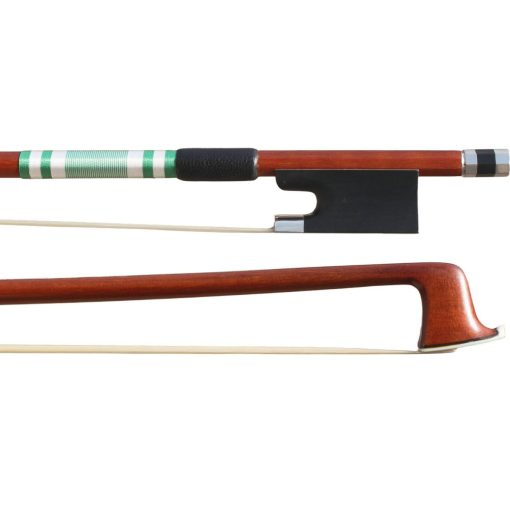 Arco de violin 4/4 tamano completo de madera de IPE de Brasil modelo frances clasico arco redondo para violinistas maestros de violin profesionales de estudiantes - Imagen 4