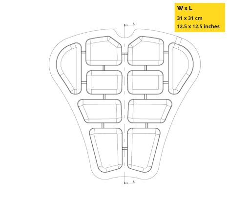 Cojin para Asiento de Motocicleta Wild Ass Sport Lite, Negro - Imagen 4