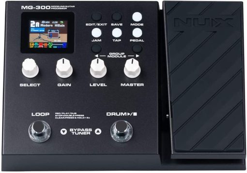 Pedal de Efectos Multi NUX MG-300 Briskdrop Bundle con Cable MXR de 20 pies y Afinador Snark (MG300Bundle) - Imagen 2