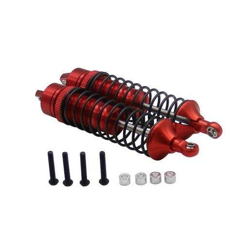 Amortiguadores rojos para Traxxas Slash 4X4 2WD 4WD Parts Full Aluminum Rustler Stampede Bandit Hoss Rally VXL Shocks Damper Upgrades - Imagen 5
