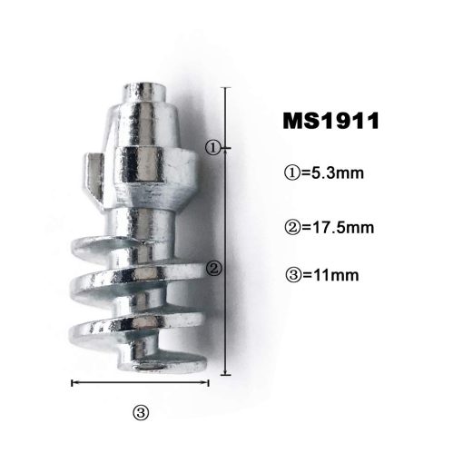 Punta de neumatico con tornillo, clavos para neumaticos, Marrkey 100PCS Puntas de carburo de acero [Antideslizante de seguridad] Clavos de nieve para neumaticos de rueda para Cargadores, Tractores, Camiones de direccion deslizante MS1911 (11 x 22.8mm) - Imagen 2