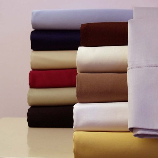Juego de sabanas de lujo de Royal Hotel Bedding de 1000 hilos 100% algodon, fresco - duradero, suave y transpirable, sabanas en tamano Top-Split King - King Size dividido en la cabeza ajustable, azul claro - Imagen 3
