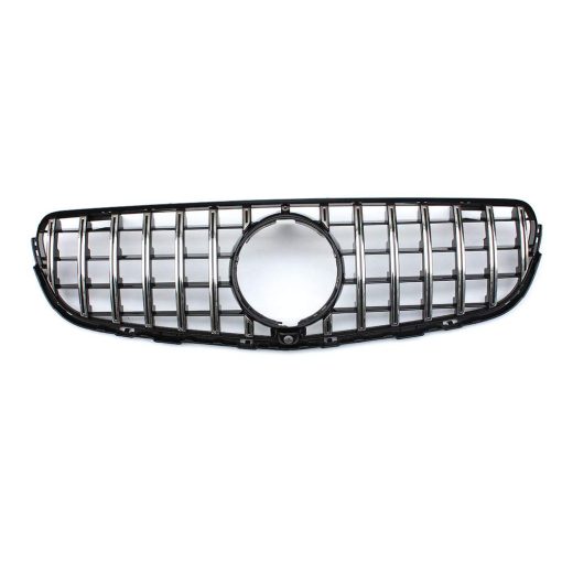 Parrilla Delantera Plateada Estilo AMG para Mercedes Benz GLC Clase W253 GLC300 GLC350 - Imagen 3