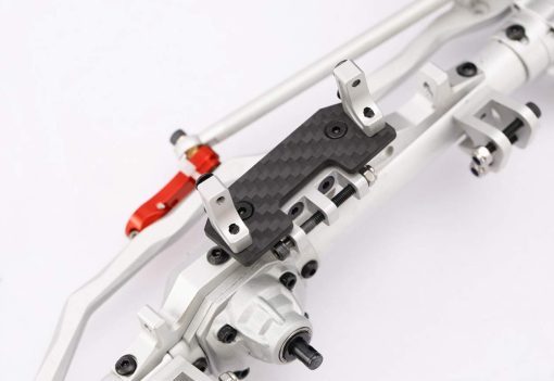 Set de Ejes delantero y trasero de aluminio para Axial Wraith 90018 90048 90053 90018 90020 90045 90056 RR10 RC Crawler modelo de coche 1/10 Upgrade (Plata) - Imagen 3