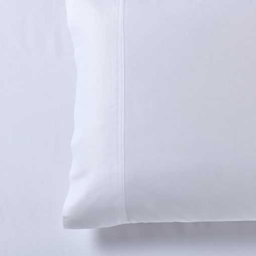 Juego de sabanas Royal Hotel Bedding ABRIPEDIC, Viscosa de Bambu, 600 Hilos, Suaves y sedosas, Juego de sabanas, Split-Cal-King: Ajustable Cal-King, Blanco - Imagen 3