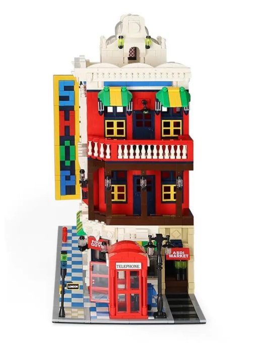 Set de Bloques de Construccion Modular 'The Corner Store Emporium' del General Jim, un Sueno de Arquitecto Urbano Kit de Construccion de Ladrillos - Imagen 5