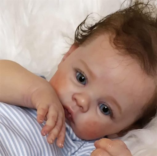 Munecas renacidas realistas para ninas de 20 pulgadas con cuerpo suave y aspecto realista regalo de munecas de bebe de la vida real en caja de regalo para ninos de 3 anos en adelante - Imagen 4