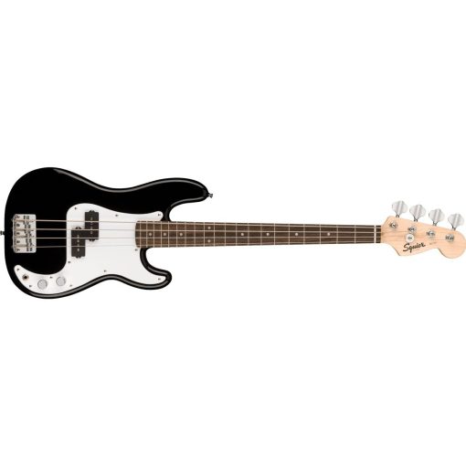 Bajo de Escala Corta Squier by Fender Mini Precision con Garantia de 2 anos, Diapason de Laurel, Maquinas de Afinacion Selladas y Pastilla de Bobina Dividida, Mango de Arce, Negro - Imagen 7