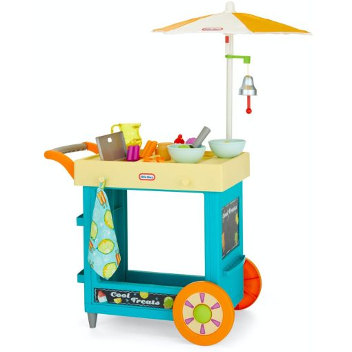 Carrito 2 en 1 de Limonada y Helados de Little Tikes con 25 Accesorios y Pizarra para Ninos de 2 anos en adelante