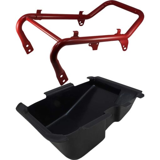Marco para Asiento Bajo y Contenedor de Almacenamiento Bajo el Asiento Compatible con Honda Ruckus Zoomer NPS50 2003-2020 Rojo Brillante