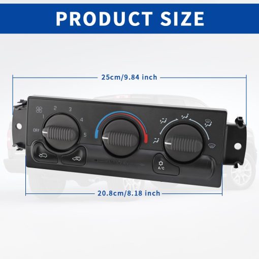 Panel de Control de Clima JINGZERO 599-266 Compatible con Chevrolet Avalanche Silverado Suburban 1500 2500 3500 Tahoe GMC Sierra Yukon XL - Imagen 3