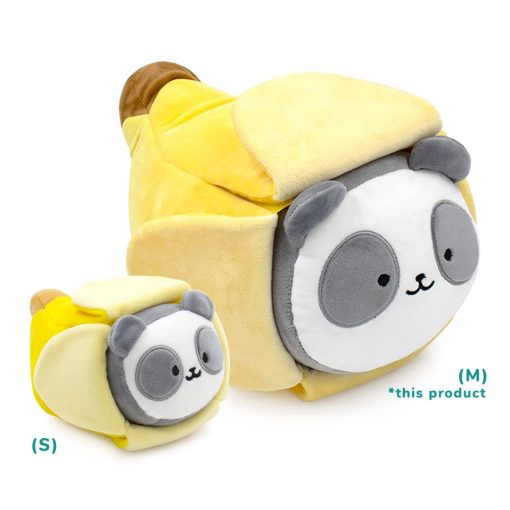 Peluche de Animal de Peluche Anirollz - Muneco Oficial con Manta Enrollada | Suave, Esponjoso, Calido, Lindo, Confortable, Seguro | Almohada de Platano con Oso Panda - Regalo de Decoracion de Cumpleanos 12" Pandaroll - Imagen 4
