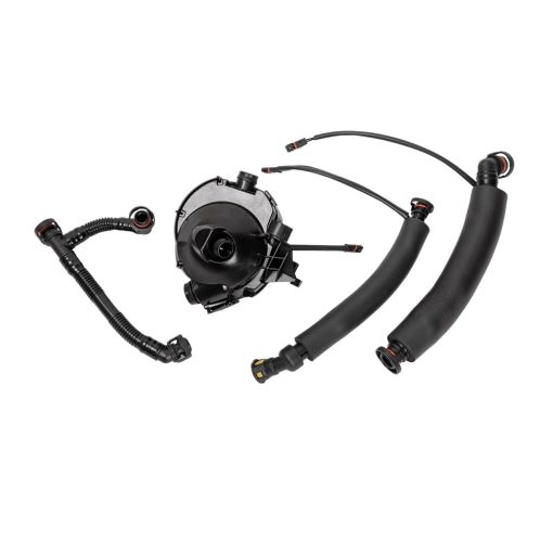 Valvula separadora de aceite del carter HY-SPEED con mangueras de respiracion kit compatible con 2004-2008 325i 325xi 330i 330xi 525i 525xi 530i 530xi Z4N 52 E90 E91 E60 E61 E85 E86# 11617531423
