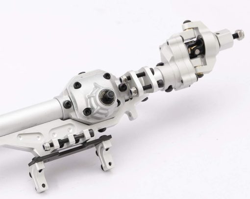 Set de Ejes delantero y trasero de aluminio para Axial Wraith 90018 90048 90053 90018 90020 90045 90056 RR10 RC Crawler modelo de coche 1/10 Upgrade (Plata) - Imagen 5