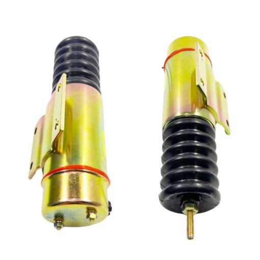 DELEYAPARS D513-A32V12 Valvula de cierre de combustible D513A32V12 2001-12E2U1 2 cables 12v Compatible con solenoide de acelerador Genie JLG 12V - Imagen 4