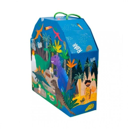 Floss & Rock Dino Kids Playbox, 18 Piezas de Madera, 11.2 Pulgadas - Imagen 4