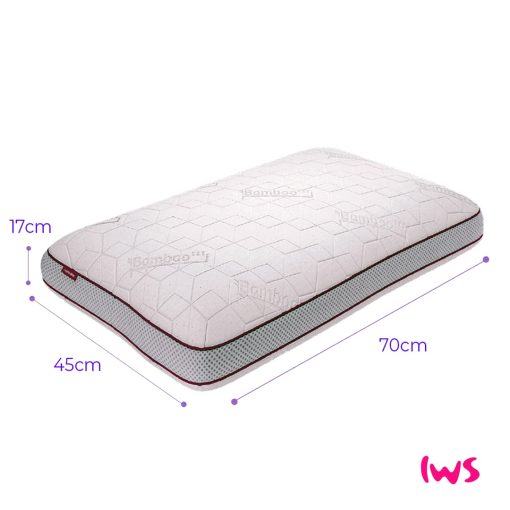 Almohada Ajustable Transpirable IWS I WANNA SLEEP - Almohada Ultra Comoda - Copos de Espuma con Memoria de Gel, Control de Temperatura y Alivio de Enfriamiento, Soporte para Aliviar el Dolor de Cuello - Imagen 3