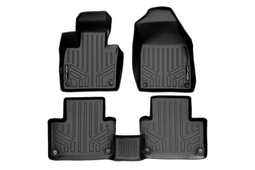 Tapetes personalizados SMARTLINER juego de 2 filas en negro Compatible con Volvo XC90 2016-2023 (Solo compatible con modelos hibridos enchufables) - Imagen 2