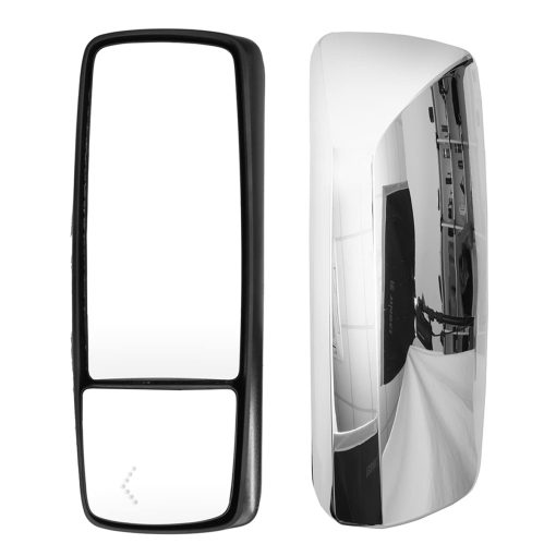 Espejo de puerta SEPEY para Volvo VNL, Espejo de puerta cromado con calefaccion con senal de giro para camiones Volvo VNL 670 780 630 730 860, lado del conductor