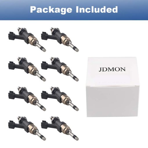 Inyectores de Combustible JDMON Compatible con Chevrolet Silverado 1500 2500 Tahoe Suburban Cheyenne GMC Sierra 1500 Yukon 5.3L 2014 2015 2016 2017 2018 Reemplaza 12668390 FJ1217 Paquete de 8 - Imagen 6