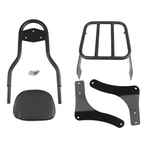 Respaldo para pasajero trasero y asiento de reemplazo para Kawasaki Vulcan VN900 Custom Classic 1996-2018 con parrilla desmontable (para VN900-B) - Imagen 4