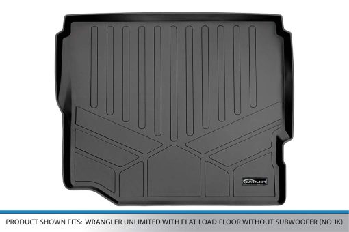 Forro de Maletero MAXLINER Negro Compatible con JL 2018-2021 Wrangler Unlimited con Piso de Carga Liso sin Subwoofer (No JK) - Imagen 3