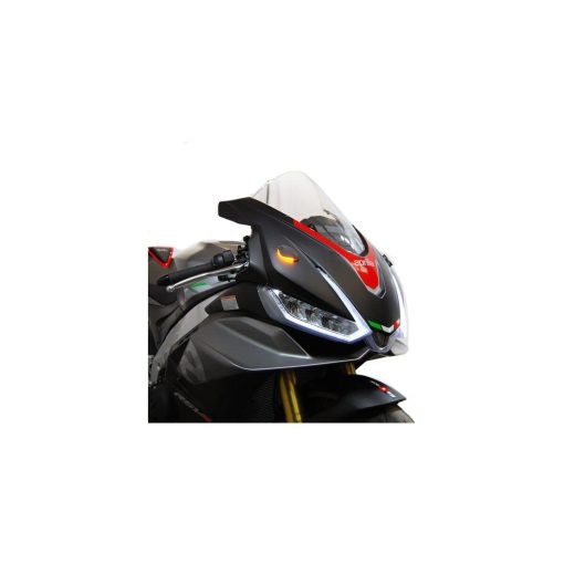 Bloque de espejo de New Rage Cycles con senales de giro compatibles con Aprilia RSV4 (2021-Presente)
