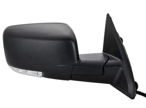 Espejo Lateral ZAPOSTS para reemplazo apto para Dodge Ram 1500 3500 2011-2013 Ram 2500 2011-2015 Dodge Ram 1500 2009-2010 Negro Calentado con Luz de Señal Manual Abatible Espejo del Lado del Pasajero - Imagen 4