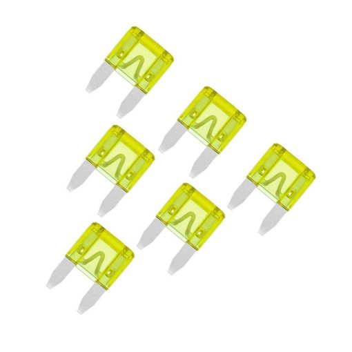 1000 Pack de Fusibles para Auto 20 AMP APM/ATM 32V Mini Fusibles Estilo Cuchilla 20A Proteccion contra Cortocircuitos Fusible de Coche (20 AMP) - Imagen 2