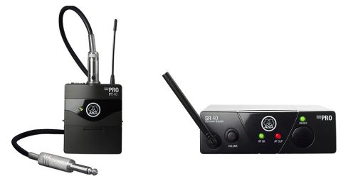 Sistema de Microfono Inalambrico AKG Pro Audio, Negro (3348H00130)